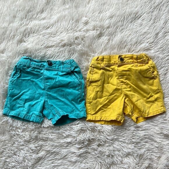 The Children’s Place Two Pack Chino Shorts Size 18-24M - Picture 1 of 6